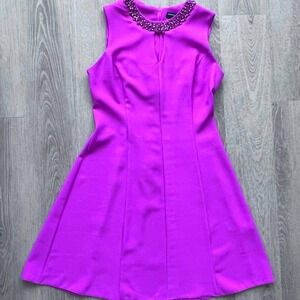 Dorothy Perkins Size 8 Fuchsia Fit & Flare